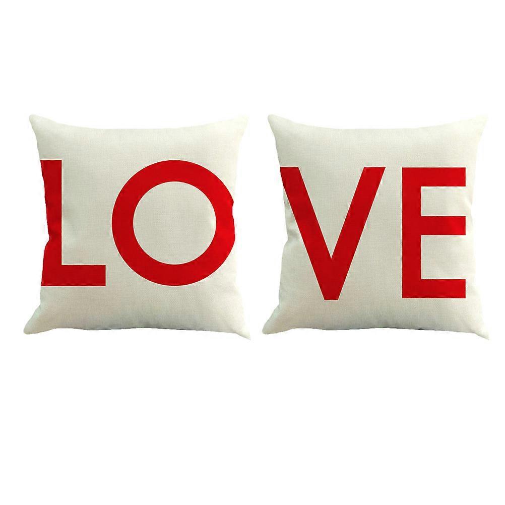Throw Pillows for Couch Linen Material Simple and Natural Style Comfortable to Hug and Touch 45x45cm 2Pcs