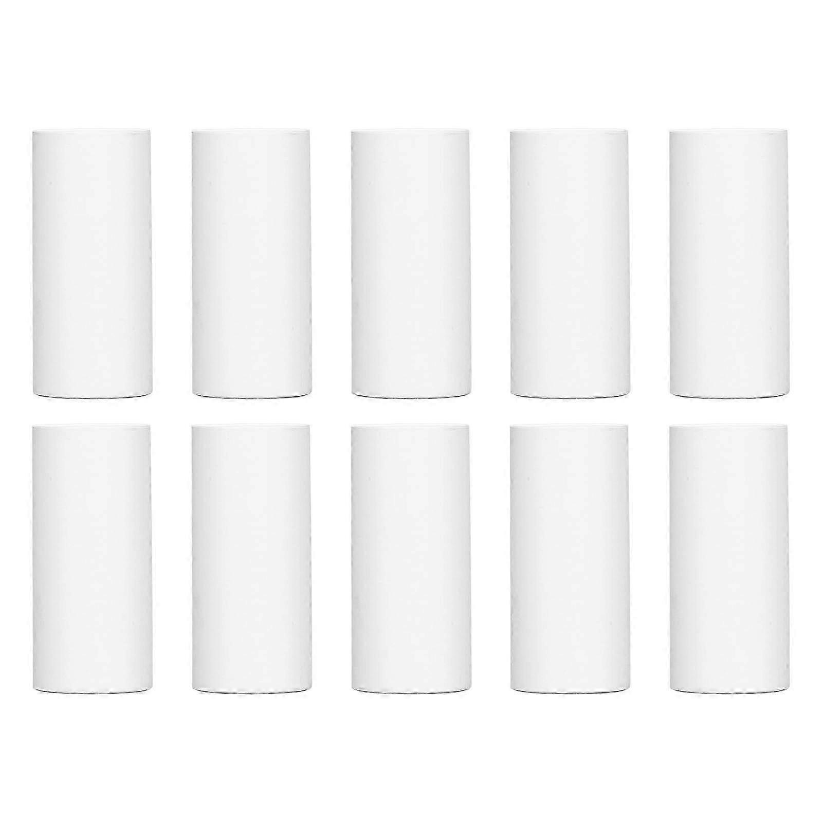 10Pcs Printable White Thermal Paper Rolls for Small Printers