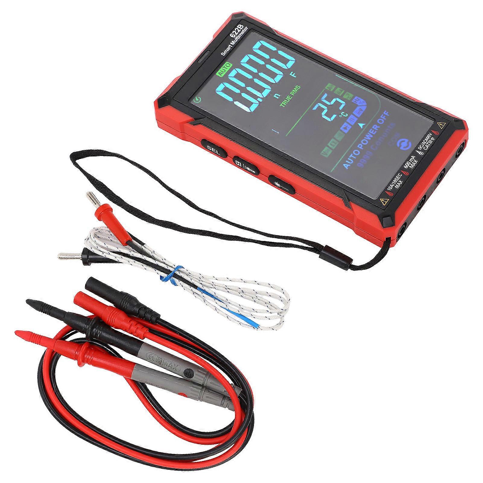 Digital Multimeter Kit Smart Touch Large Screen Rechargeable High Accuracy Fully Automatic Non Burning Tester