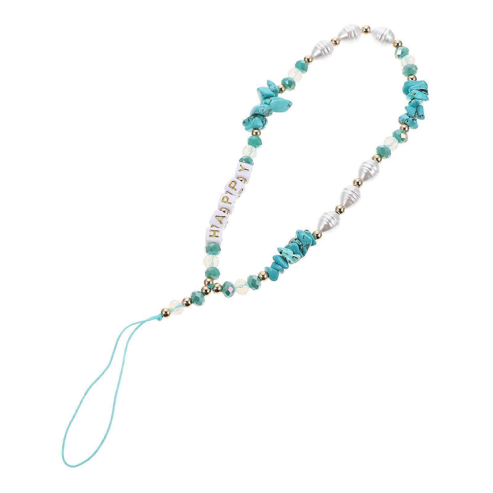 Stylish Phone Hanging Rope – Delicate Design for Phones, Cameras & Keychains, Wrist Decoration, Loss Prevention, Turquoise Blue