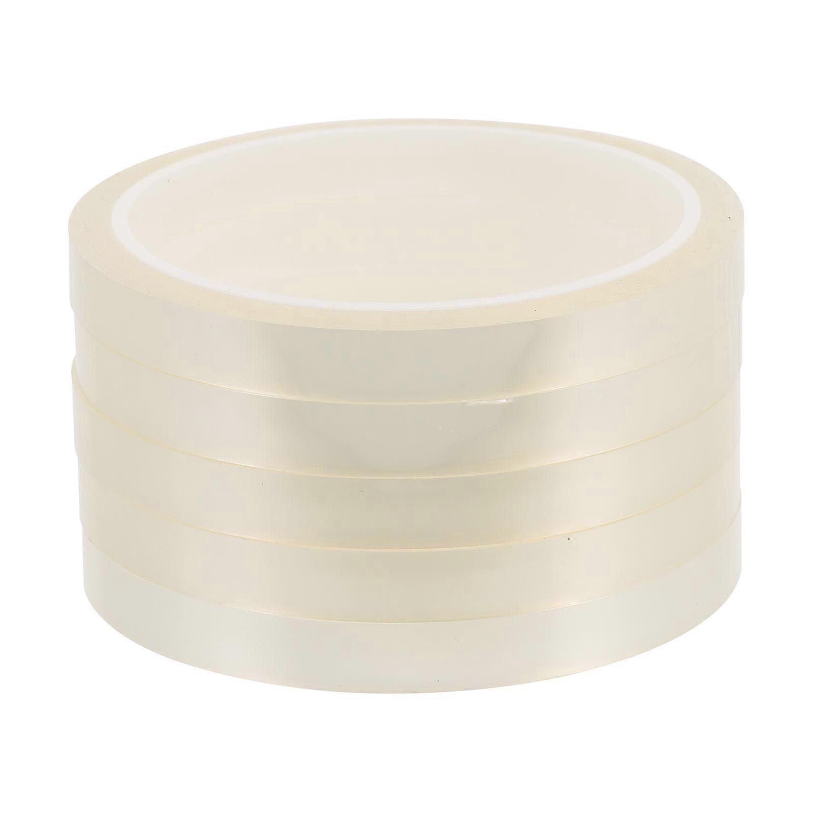 Heat Resistant Tape 5 Rolls   High Temperature Sublimation & Electronics Insulation for PCB Soldering & Printers   Strong Adhesive & Easy Application