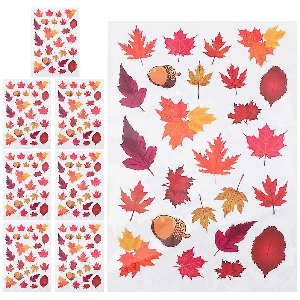 Home Window Decals Delicate Designs Cabinet Static Stickers For Family Glass PVC 8 Sheets