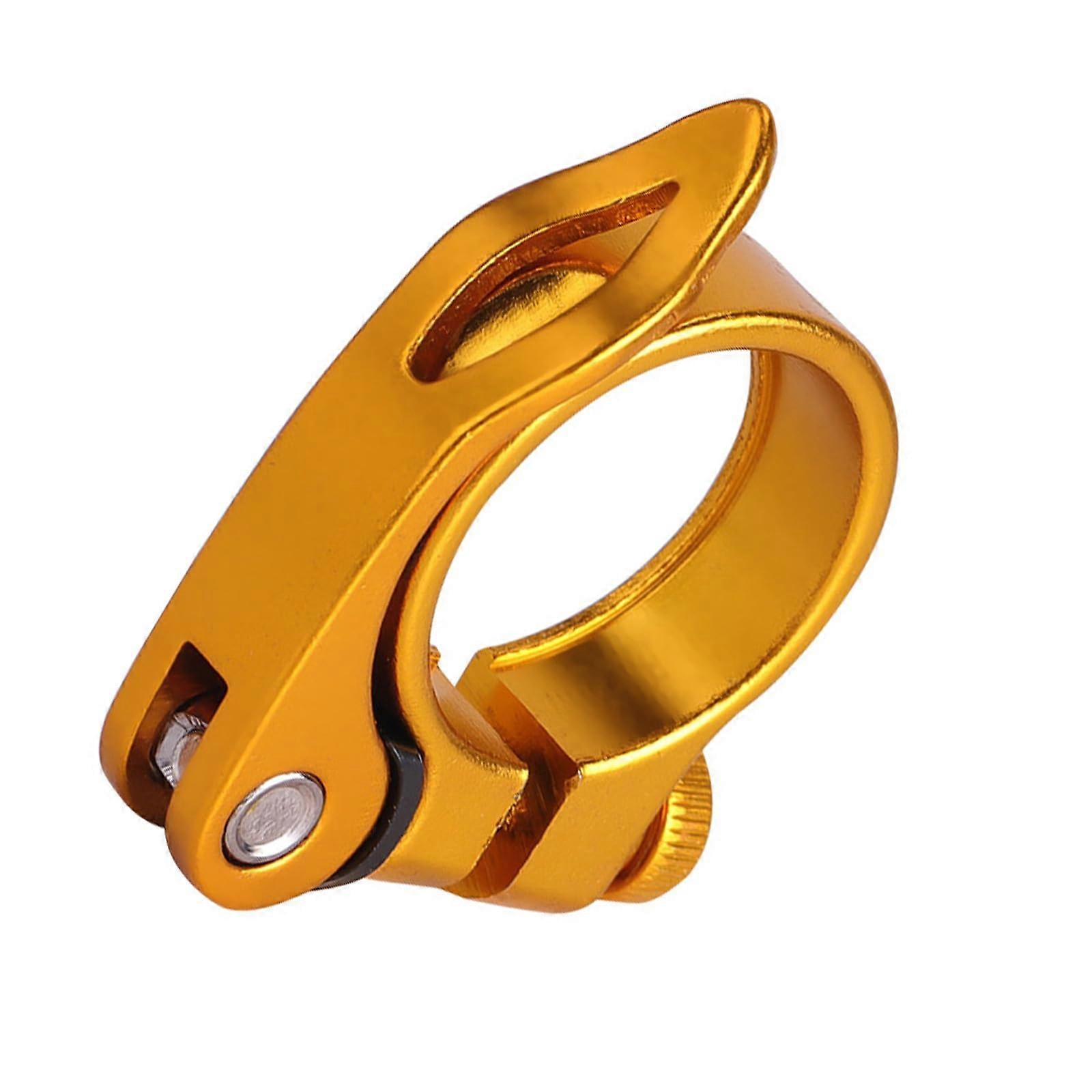 Quickrelease bicycle seatpost clamp, bicycle saddles, aluminum alloy, 34.9 mm