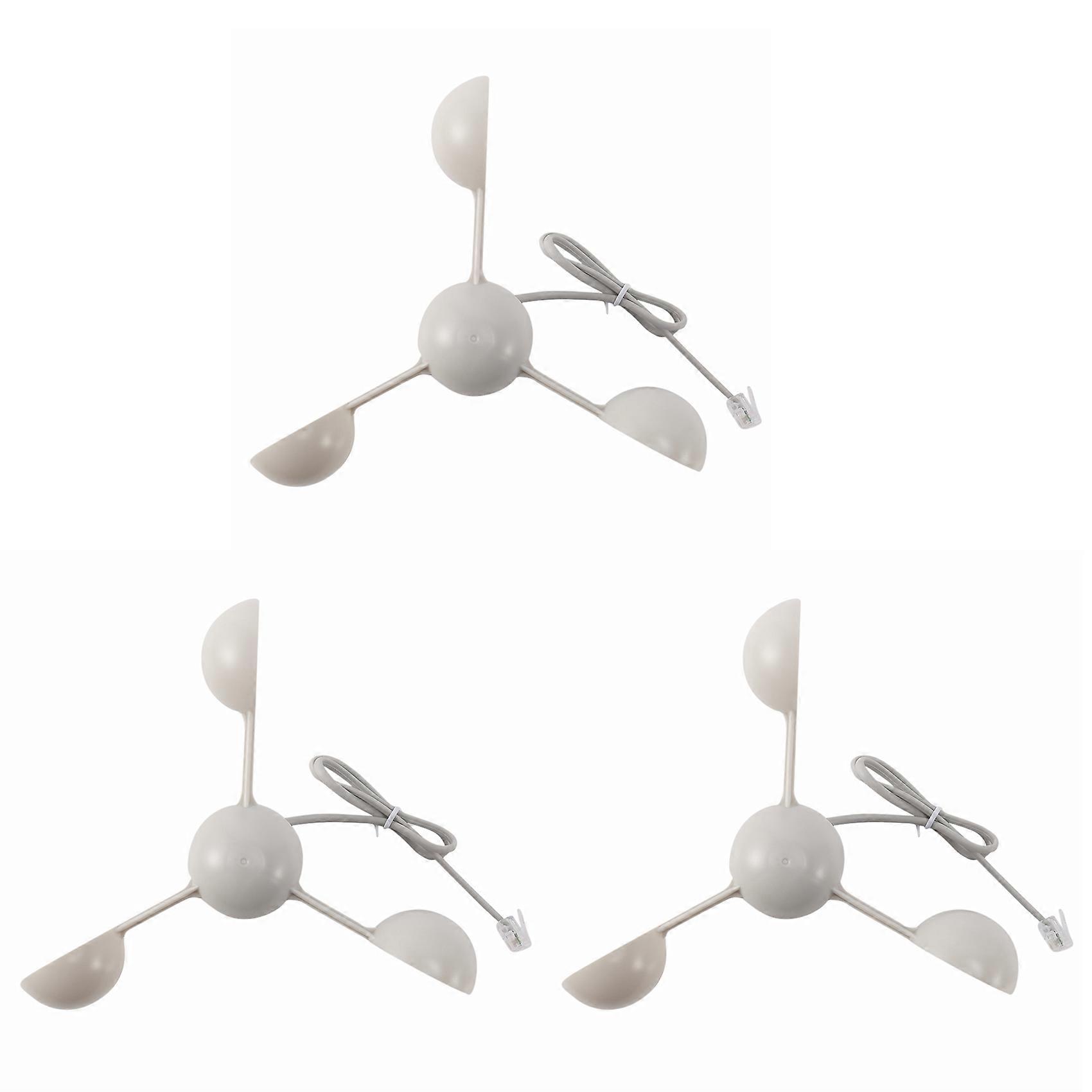 3X WH-SP-WS01 Anemometer Wind Speed Measuring Instrument Speed Sensor Meteorological Instrument for