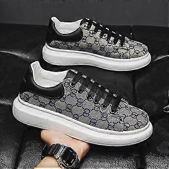 Neue Sommer Mcqueen Herrenschuhe Koreanische Herren Freizeitschuhe Studenten Kleine Weiße Schuhe Dicke Sohlen Erhöhte Schuhe Gezeitenschuhe
