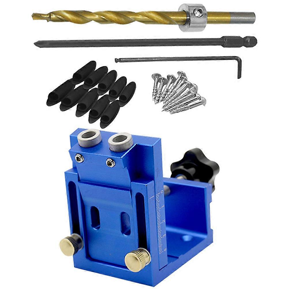 قابل للتعديل جيب هول تهزهز الحفر كيت أدوات النجارة مناور سريع لقط الأثاث الجمعية 1 مجموعة