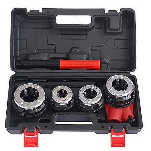Manual Pipe Threading Set – durable, easytouse tool for plumbing threading tasks, Black