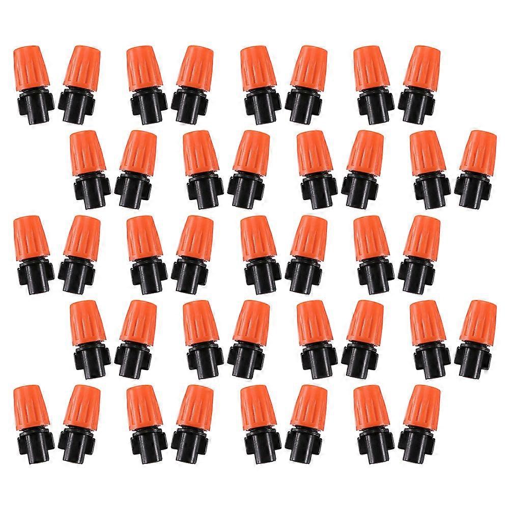40pcs διευθετήσιμο σύνολο ακροφυσίων ψεκασμού ομίχλης για άρδευση κήπων ανθεκτικοί, ευέλικτοι ψεκαστήρες στάγδην για το υπαίθριο πότισμα και την ψύξη