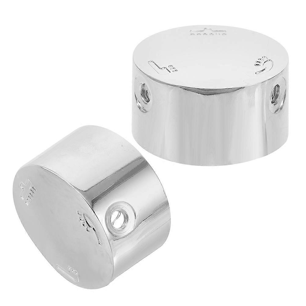 Shower Control Valve with Adjustable Settings for Home Silver Plastic Lightweight and Durable 2pcs