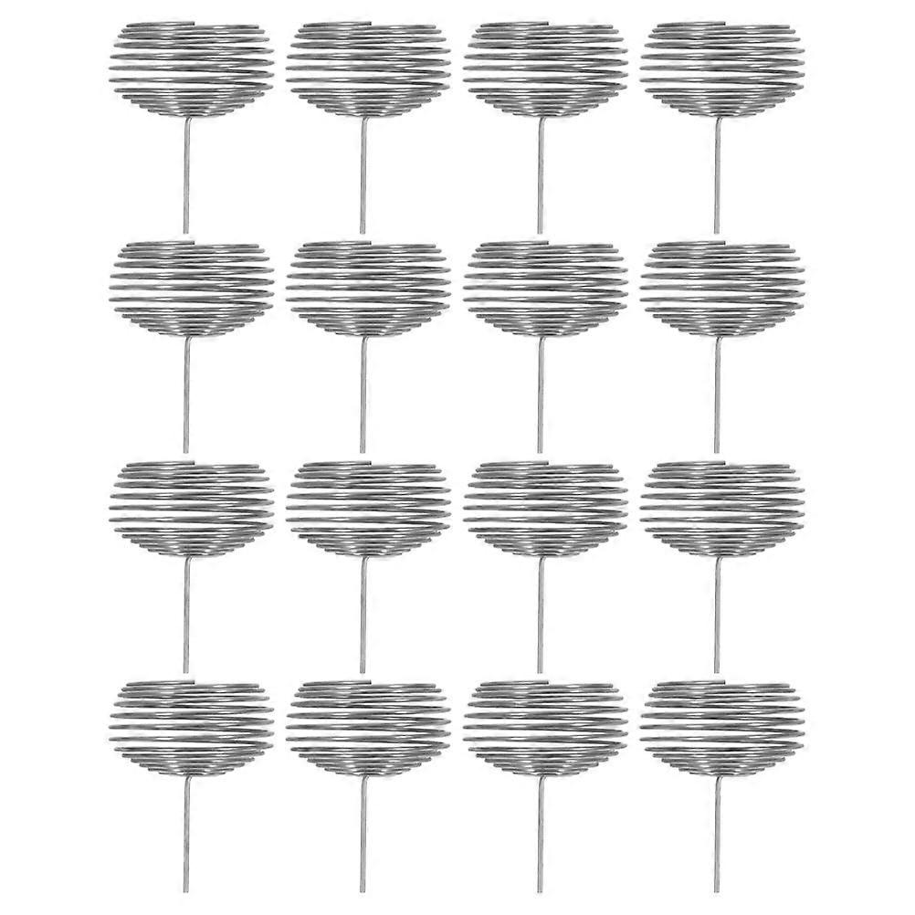 16 Pcs Stainless Steel Bonsai Fertilizer Pots for Efficient Nutrient Distribution, Versatile Garden Nutrition Cups for Orchids and Potted Flowers,