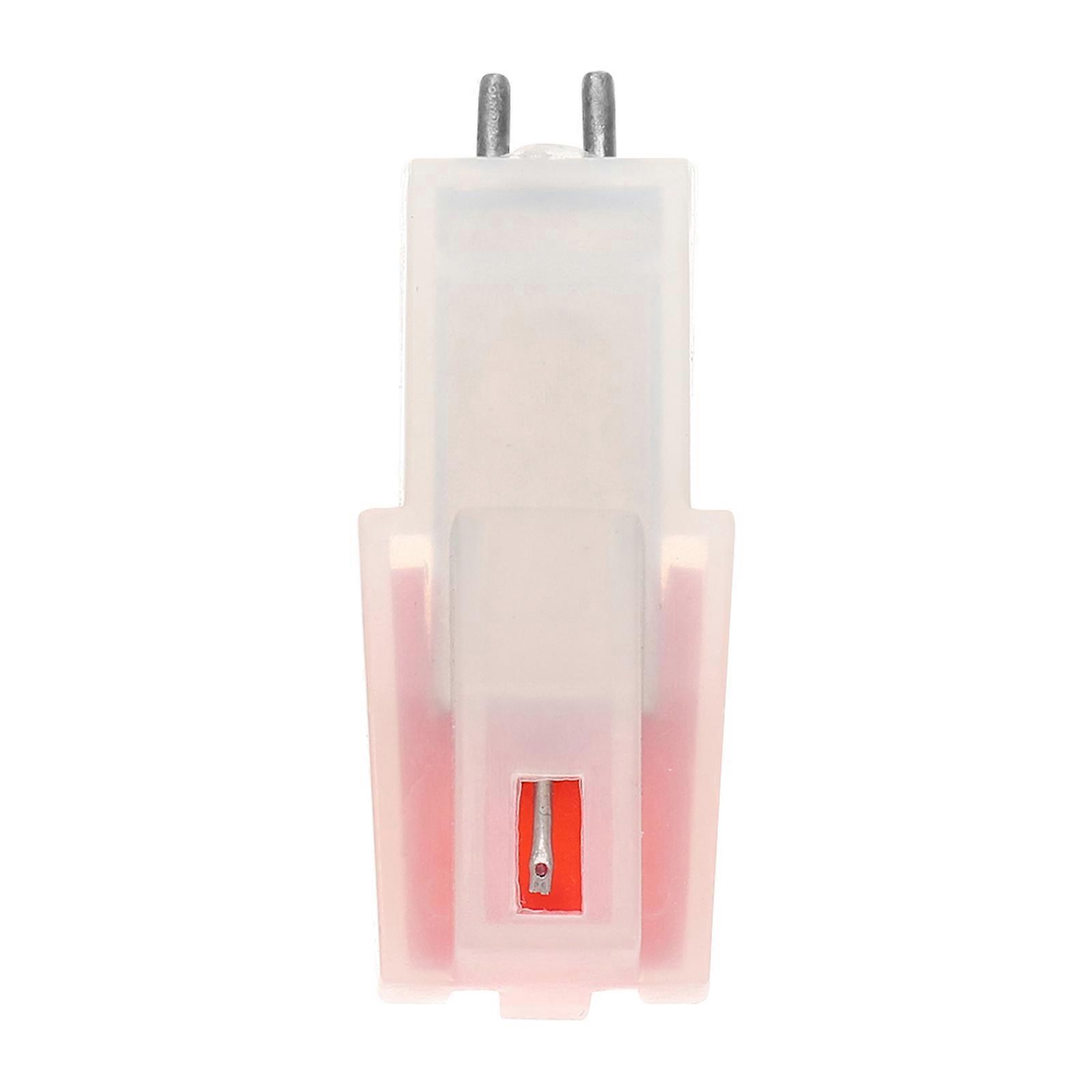 Turntable Replacement Needle for Vinyl Record Player with Red Color and Premium Plastic Metal