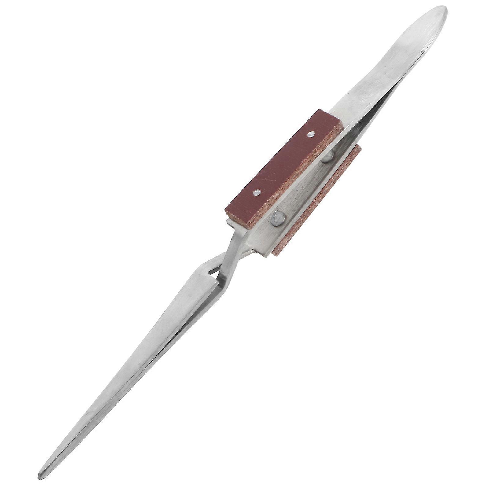 Universal Carbon Steel Pointed Mouth Clamp for Repair Use with Precision Grip and Adjustable Angles