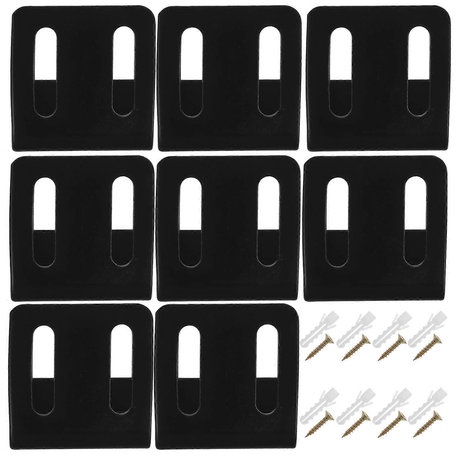 Drawing Board Fixing Mirror Bracket Durable For Homeowners DIY Enthusiasts 3.60X3.50X2.00CM 8 Sets