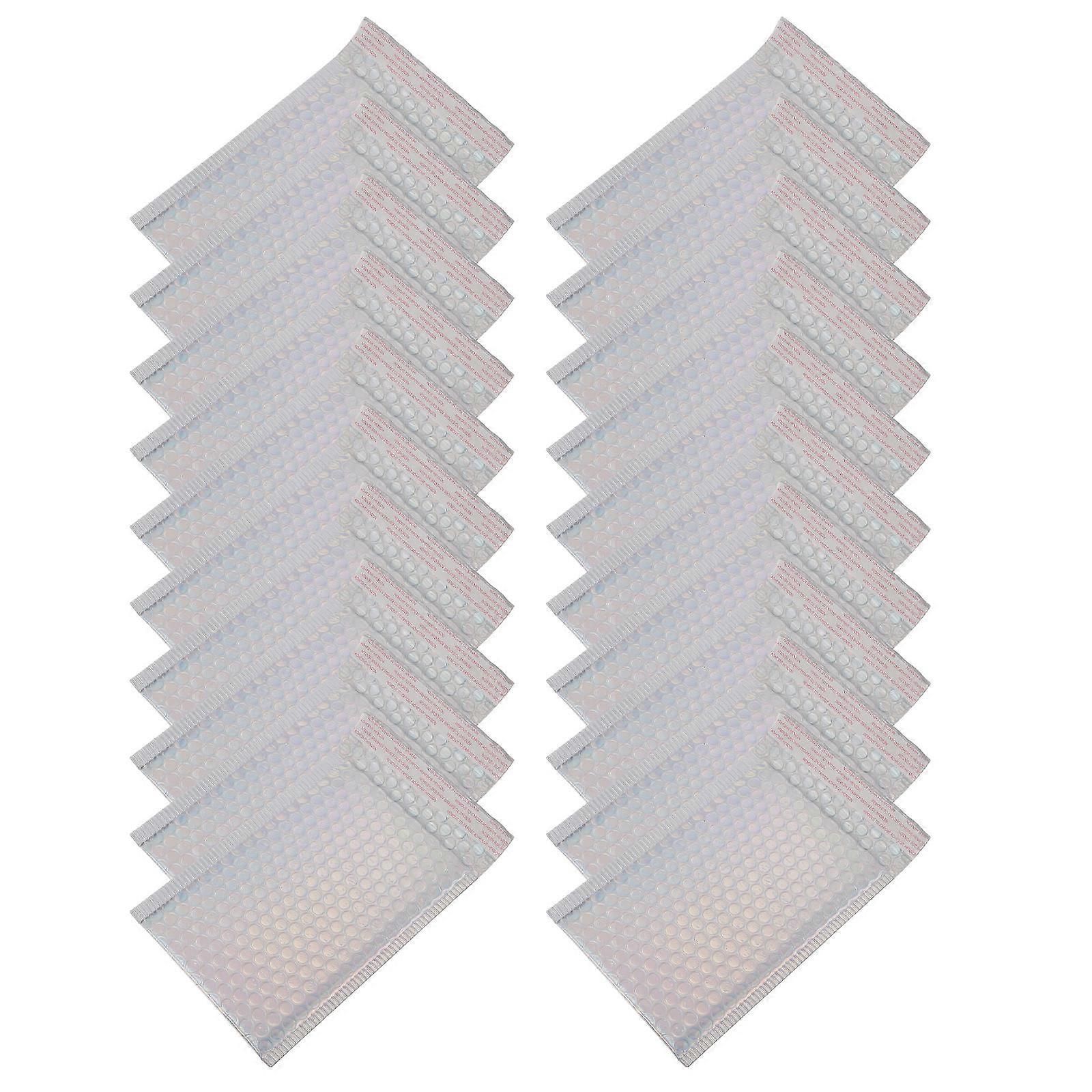 Multipurpose Padded Bubble Mailers with Thickened Express Bubble Bags Silver 20pcs