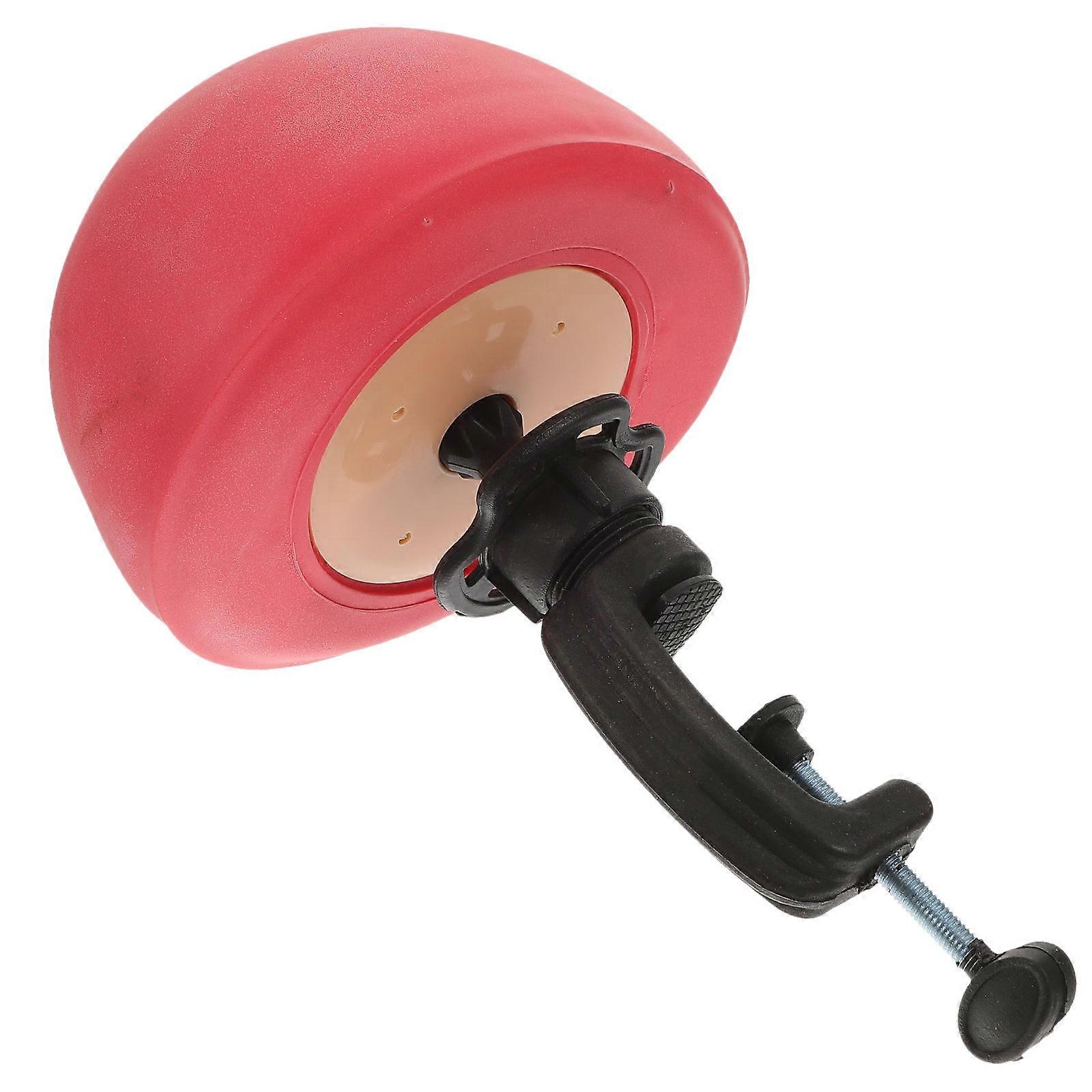 Wig Making 1 Set Half Head Mannequin Head Solid Salon Use Hair Styling Display Red Color