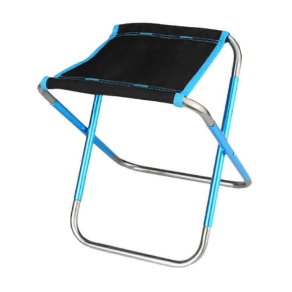 Multi-Function Camping Stool Portable Folding Seat For Outdoor Enthusiasts In Blue Color With Lightweight Design 1Pcs
