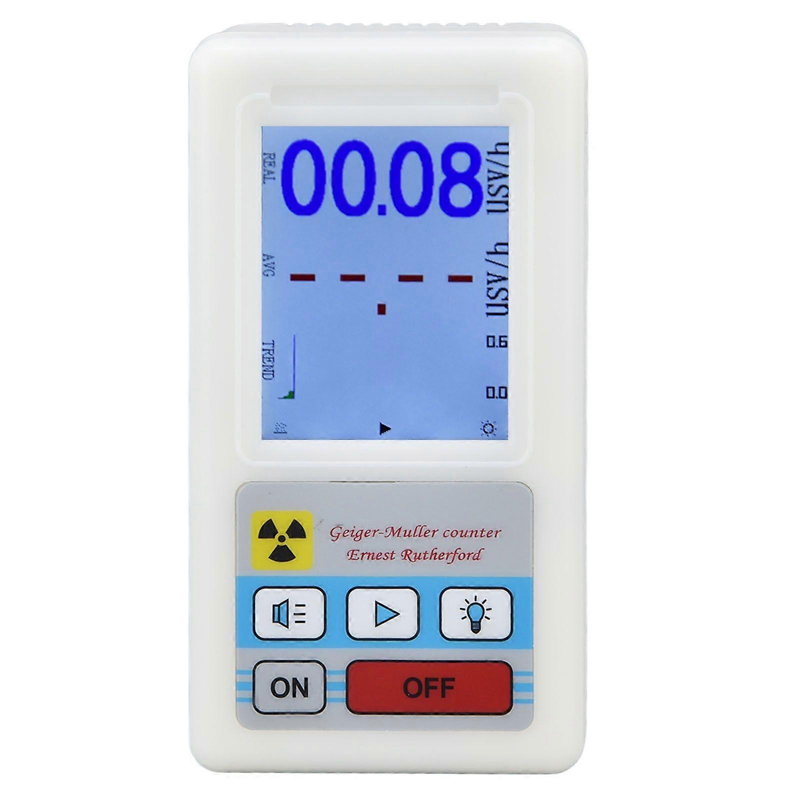 BR?6 Geiger Counter Easy Reading Multifunctional Radioactive Detector for Nuclear Radiation Electromagnetic Radiation