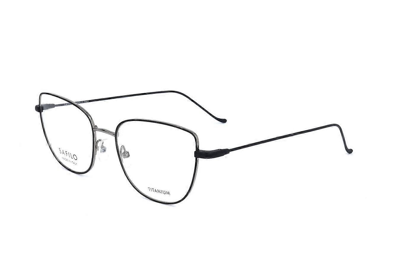 Eyewear Frames Safilo LINEA T 10 TI7 MATTE BLACK RUTHENIUM 53/18/140 WOMAN
