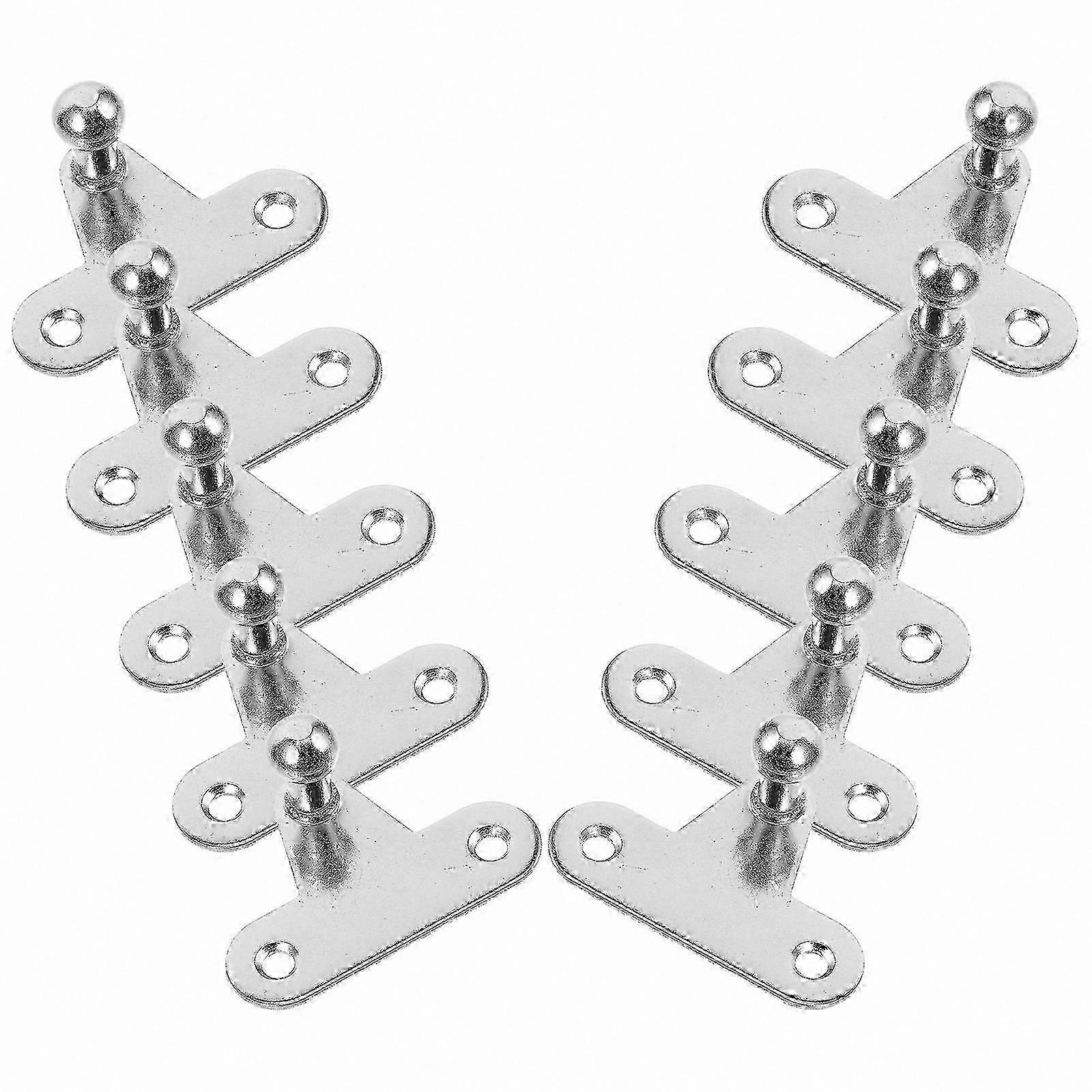 10-Pack Gas Spring Brackets for Mounting and Lift Support Applications