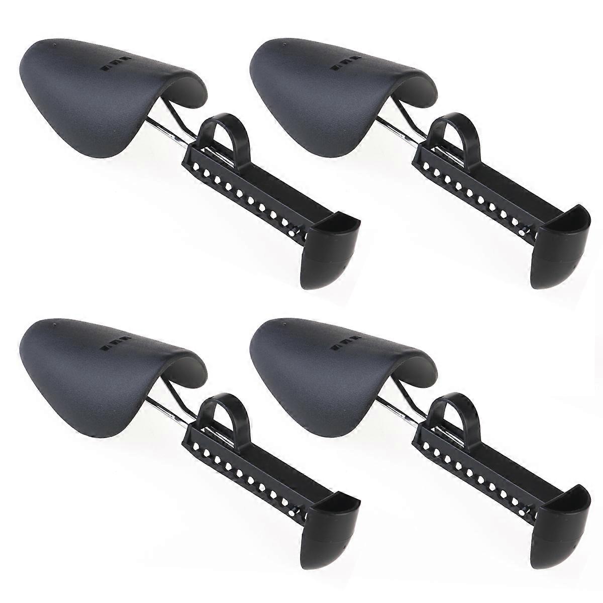 Shoe Tree Shoe Shape Maintenance Adjustable Stretcher Black Suitable For Home Use Size 25-32cm Function Comfort 2 Pairs