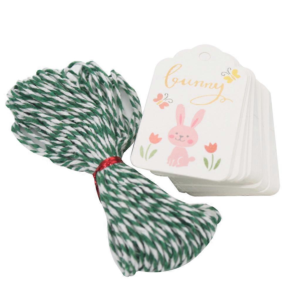 Hanging Tag Paper Labels Ideal For Easter Celebration Decoration 7*4cm Unique Design 100Pcs