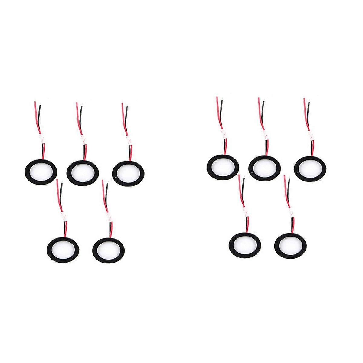 10 PCS 25mm Ultrasonic Mist Maker Fogger Ceramics Discs with Wire & Sealing