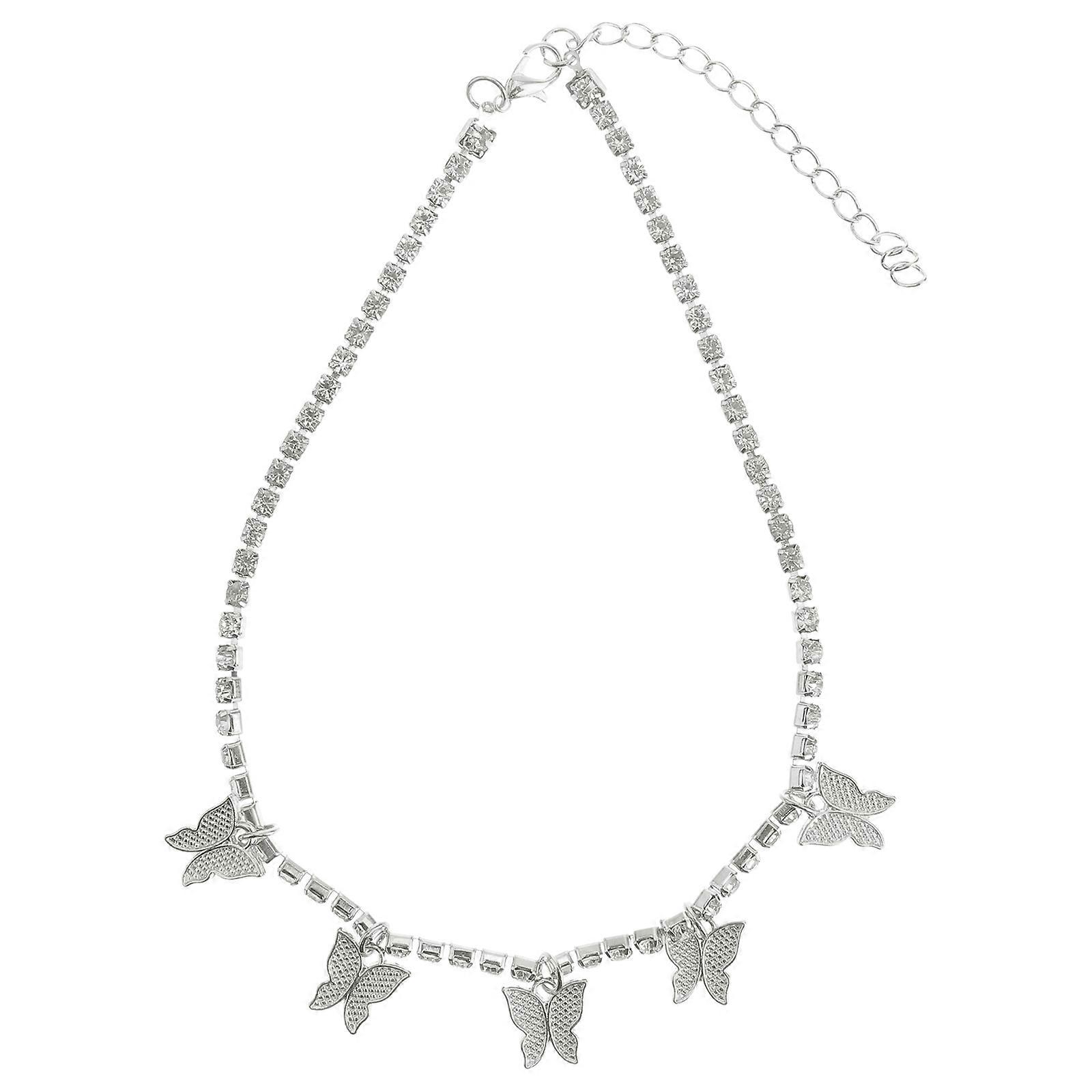 Stylish Butterfly Necklace, Trendsetting Design, Luxurious Appearance