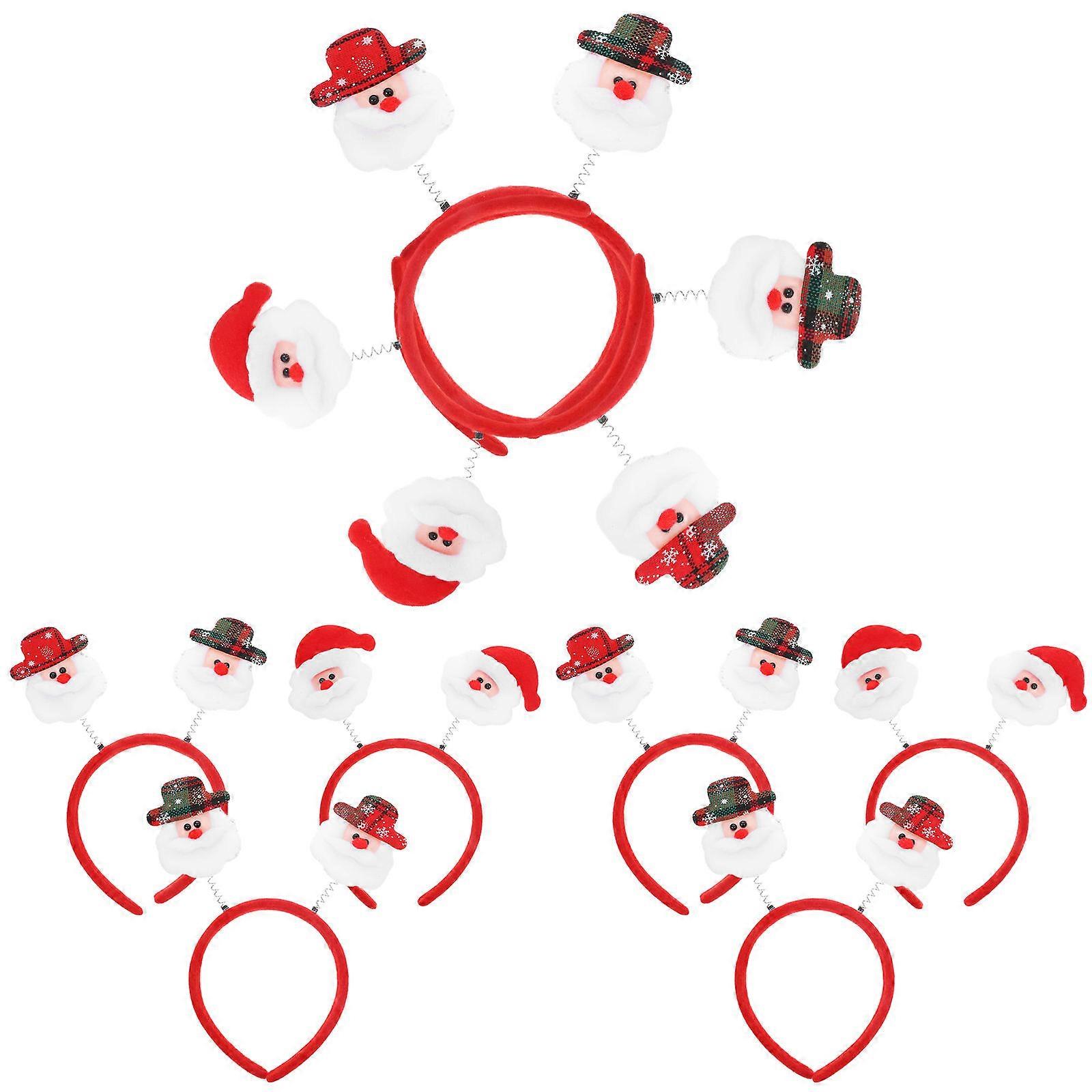 Fun Christmas Headwear, Adjustable Wire Design for Playful Celebrations and Gatherings