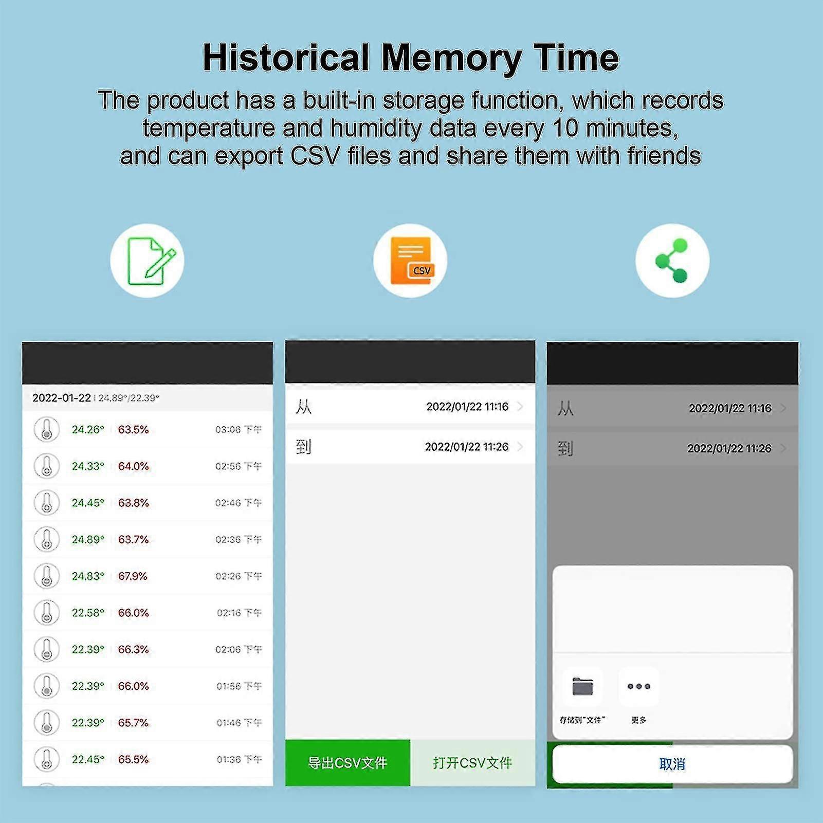 درجة الحرارة الرطوبة متر ، حديقة الدفيئة المدمجة الرطوبة في الوقت الحقيقي الرصد
