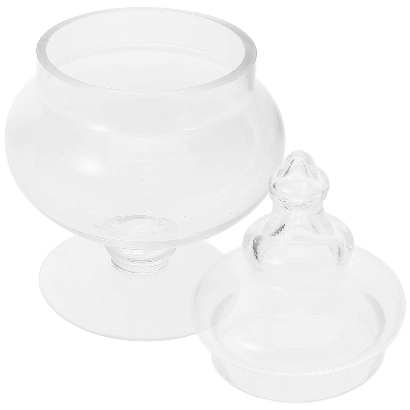 蓋付き気密ガラス食品保存瓶、豆、スナック、穀物、オーツ麦、お茶、キャンディー用の透明なキャニスター – 耐湿性キッチンパントリー