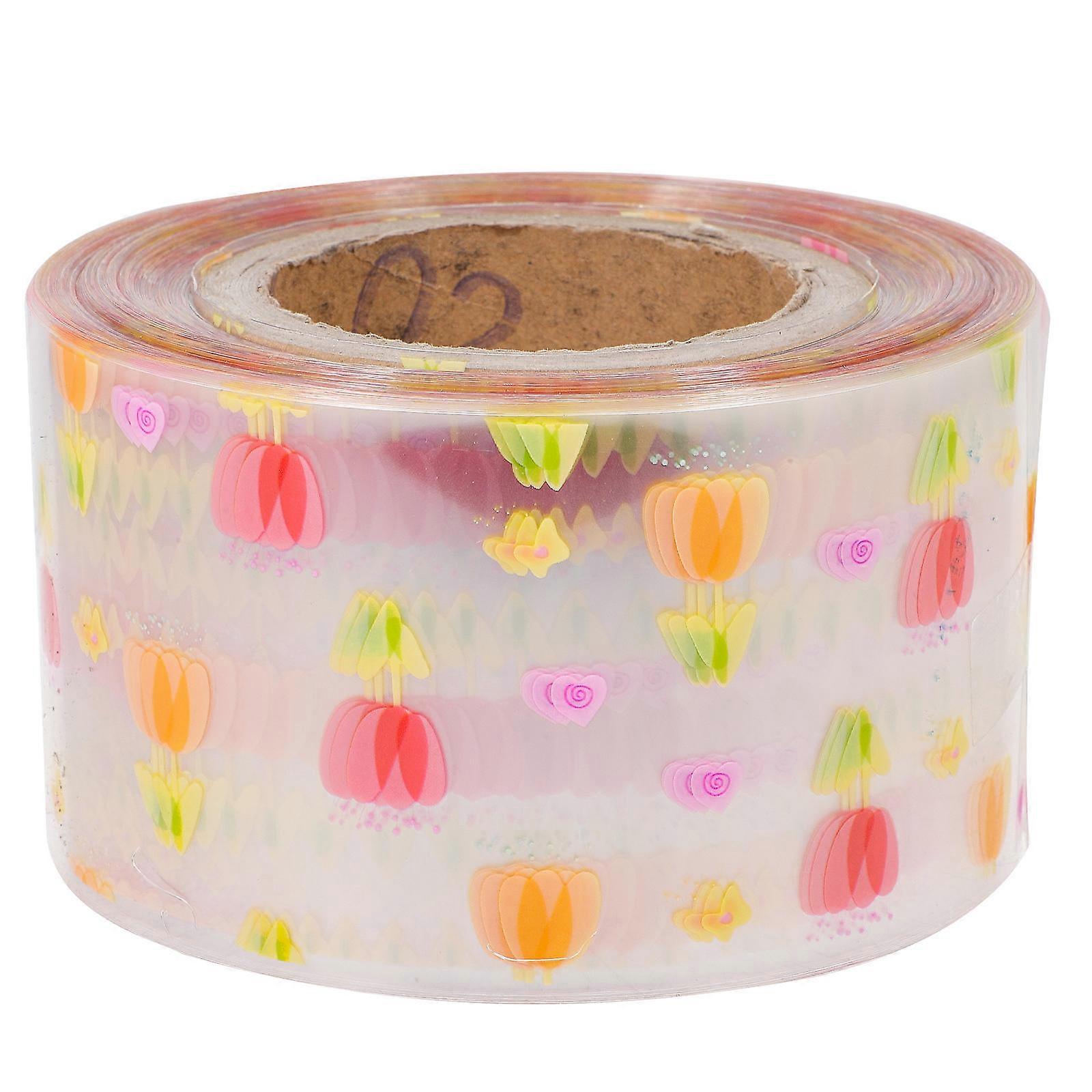Decorative Cake Wrappers For Birthday Cake Mousse Cake Events 70X8X0.2Cm Multi Color Ideal For Home Bakers And Event Planners 1Roll