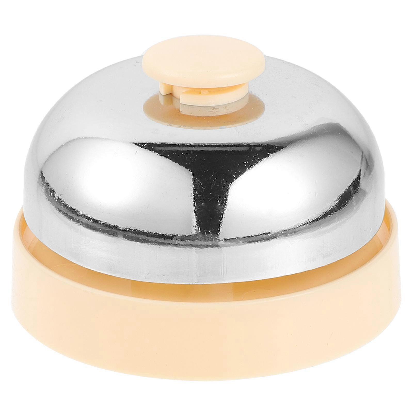Heavy Duty Dinner Bell For Home Use Made Of Reliable Stainless Steel Measuring 6.50X6.50X4.50CM With Sound Alert Feature In 1Pack