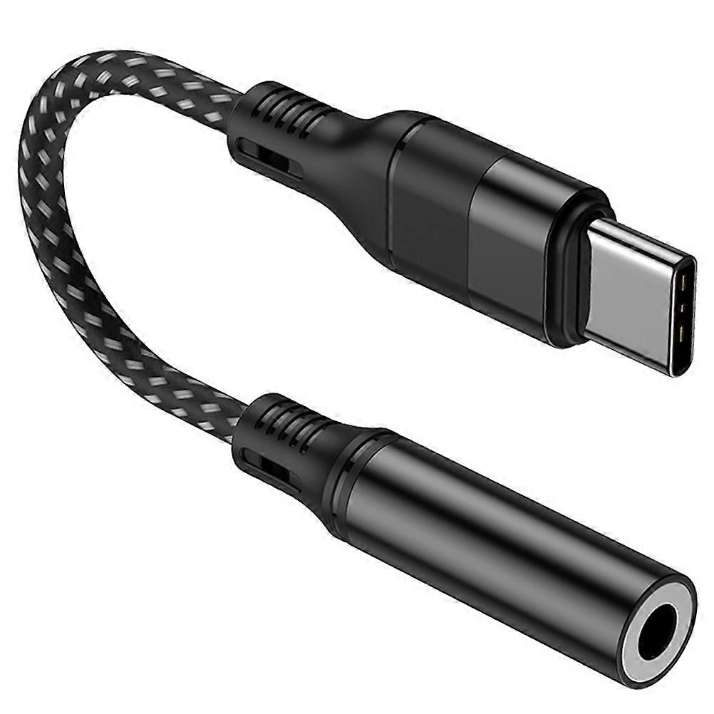 USB C to Audio Adapter Male to Female Converter for Headphones Compatible with Smartphones