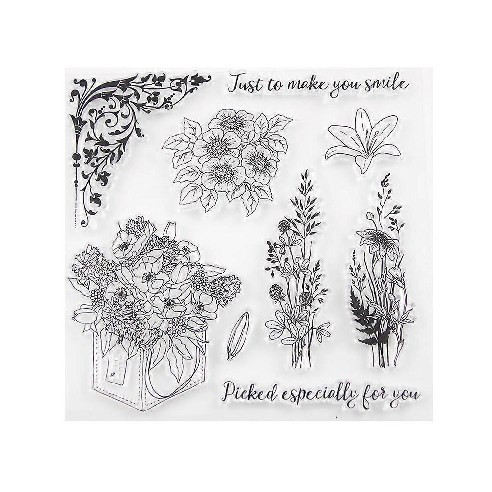 Reading Diary Clear Stamp For Scrapbooking And Card Making 15.5 X 15.5 X 0.5Cm Multi Square Durable Tpr Material 1Pack