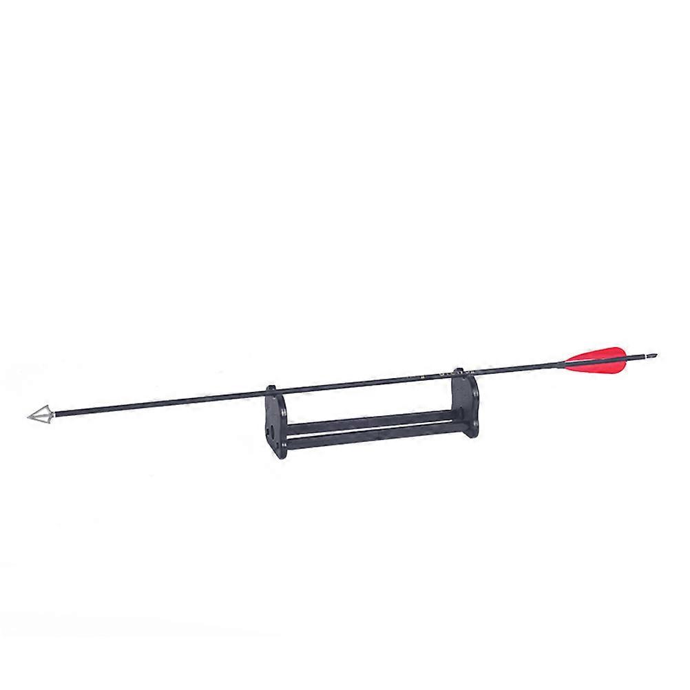 Professional Compact Arrow Straightness Checker for Home and Shop Use, Black