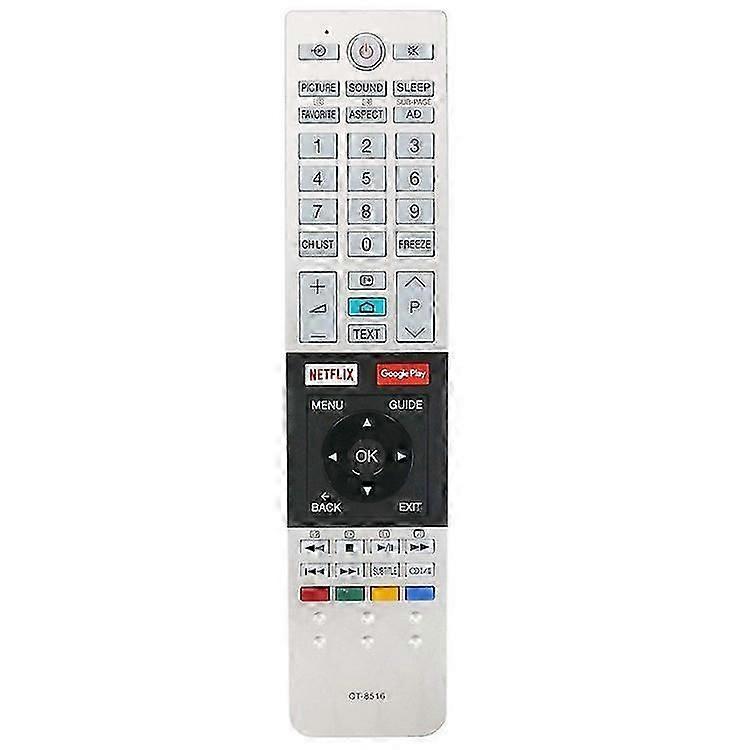 CT-8516 Ergonomic TV Remote for TOSHIBA Remote Control Replacement