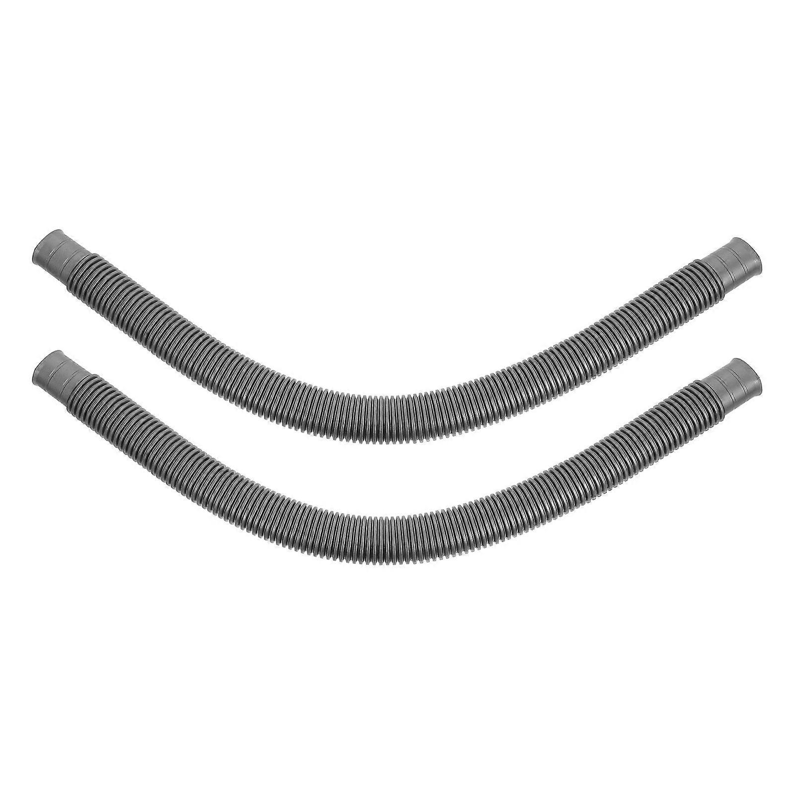 2pcs Waste Pipe Connector 45cm Sink Overflow Pipe Sink Drain Pipe Expandable Drain Tube Flexible Drain Pipe Tube for for Kitchen Bathroom Plumbing