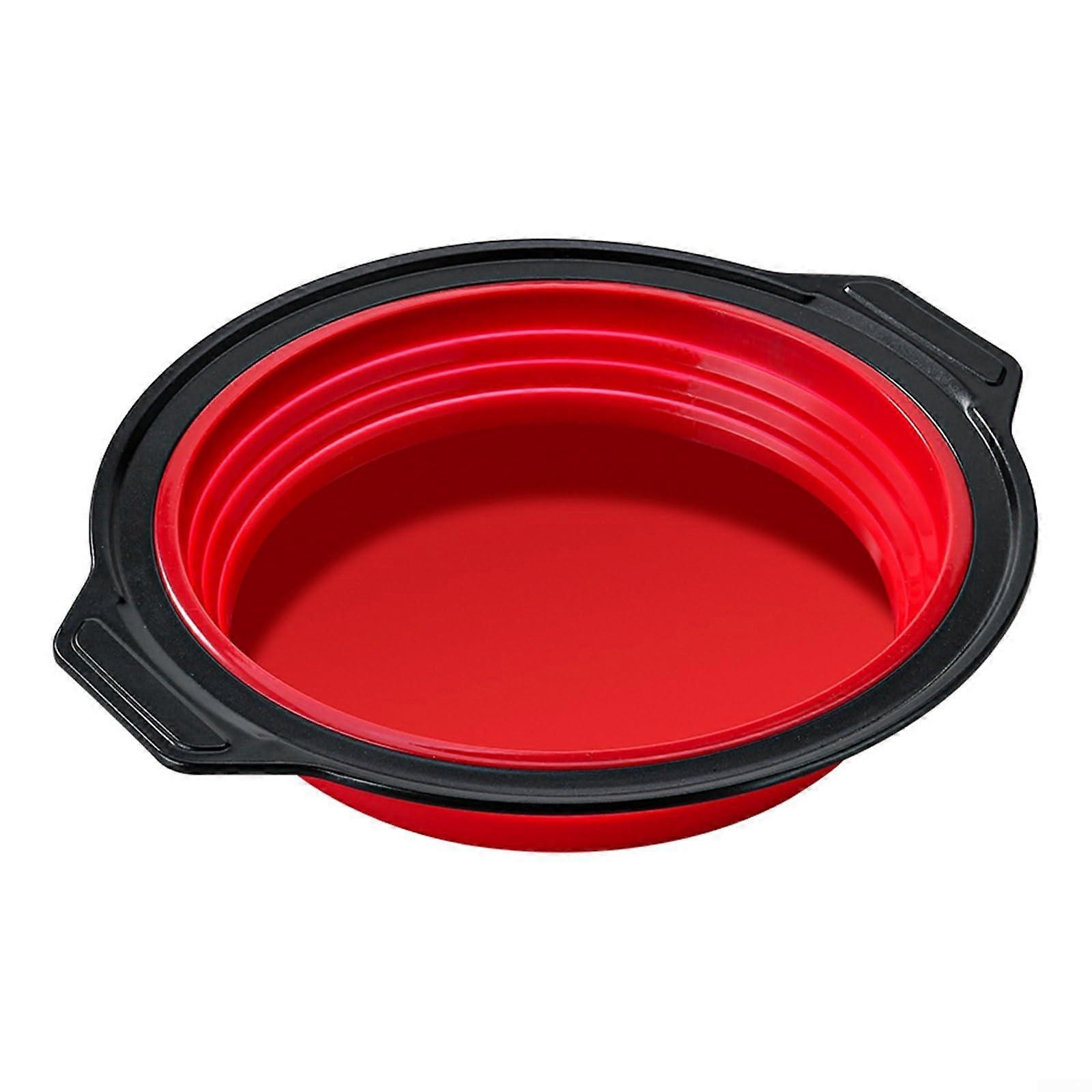 Silicone Baking Mold Round Red, Ergonomic Design, Durable, Non-Stick, Ideal for Cakes and Desserts