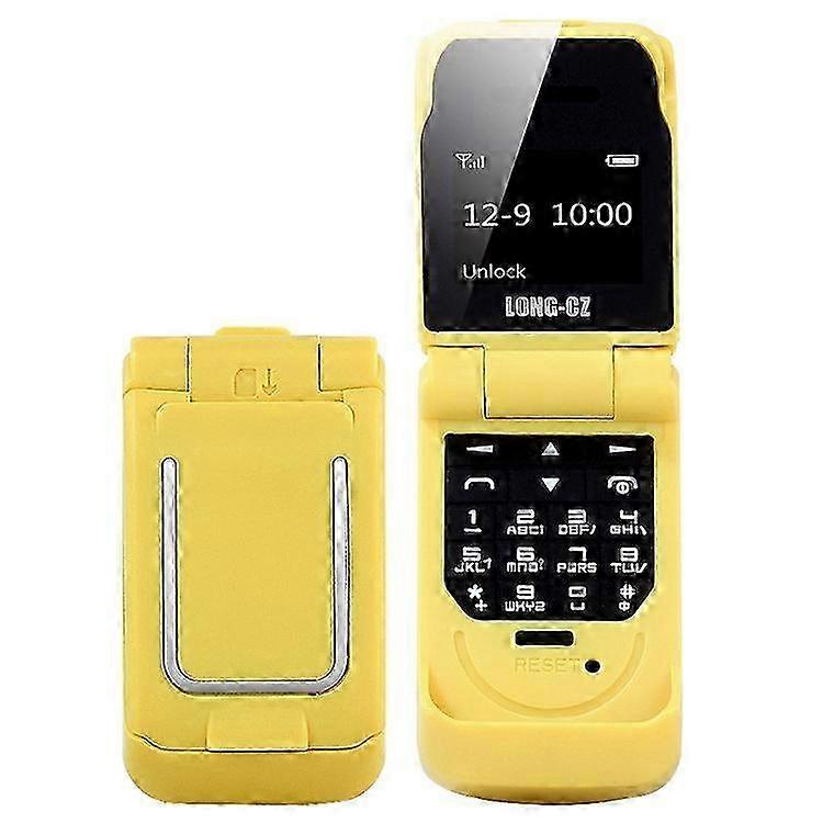 Flip Phone LONG-CZ J9 con composizione Bluetooth, supporta reti GSM 2G e frequenze multiple