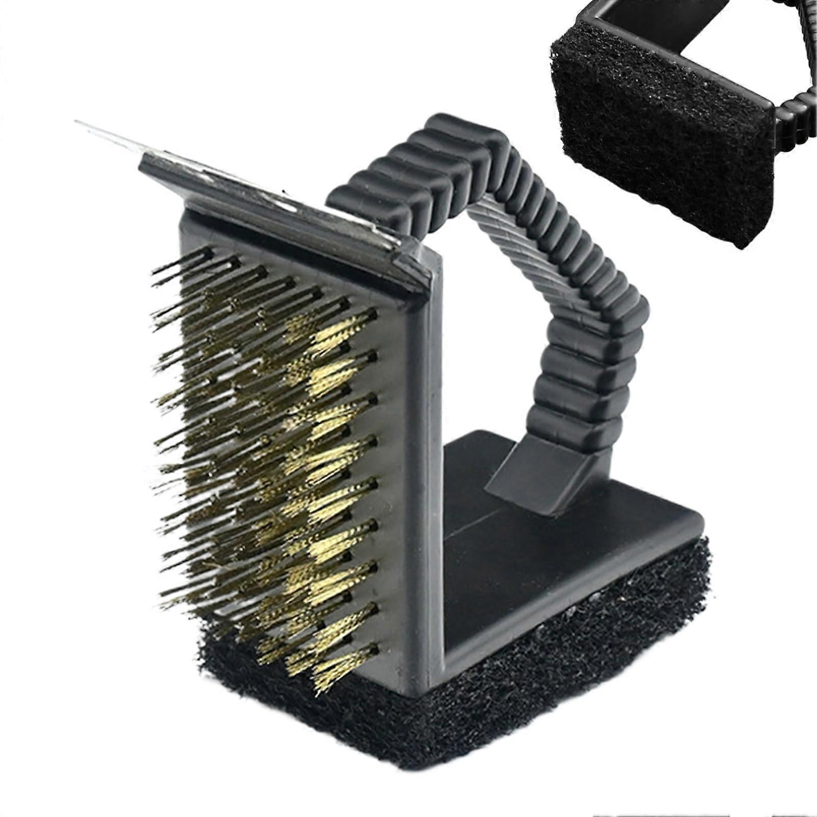 Grill Cleaner Brush Outdoor Grill Right Angle Scraper Hand Tool Cooking Griddle Smoker Oven Travel Camping Charcoal