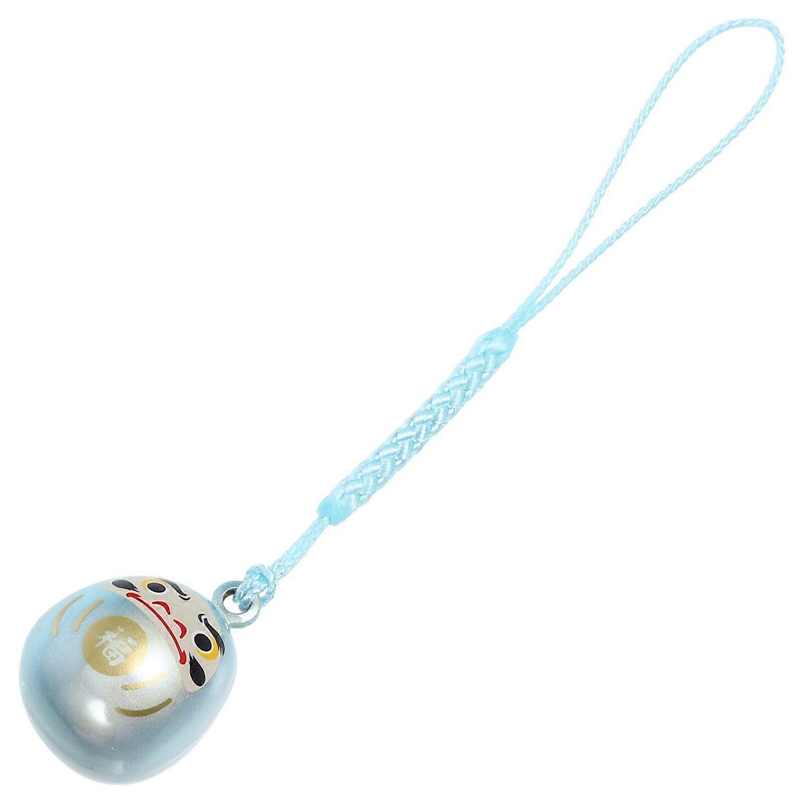 Japanese Style Daruma Style Bell Pendant Japanese Key Ornament Key Chain Pendant