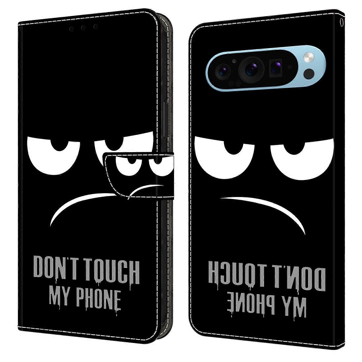 For Google Pixel 9 Pro XL Case PU Leather 3D Pattern Flip Bookstyle Wallet Phone Cover