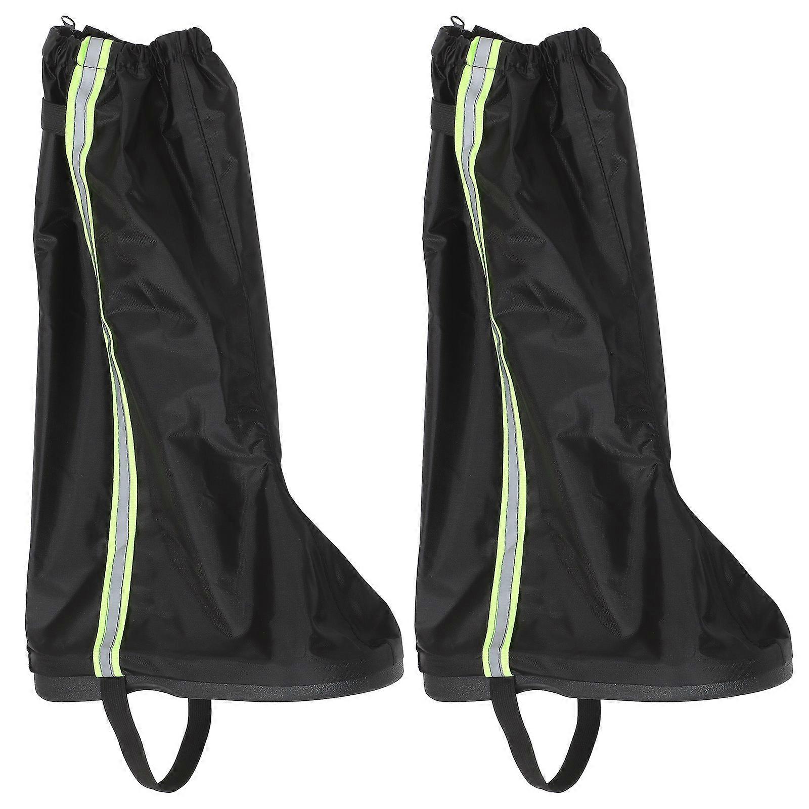 Durable Portable Oxford Cloth Shoe Covers with Slip Sole Zipper Closure and Elastic Fit for Cycling and Outdoor Activities Rain Overshoes XL