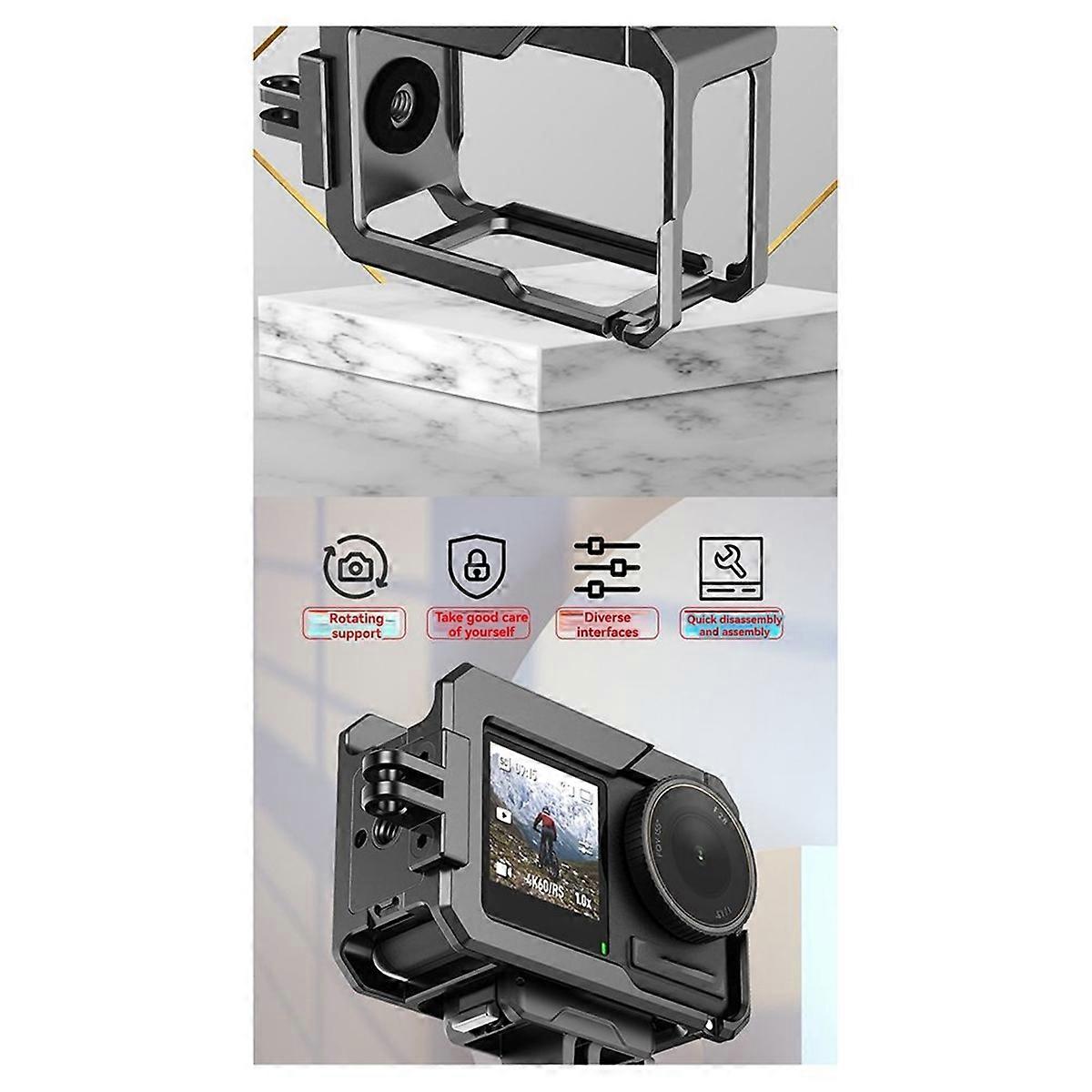 Camera Cage Rig Aluminum Alloy for ACTION 3/4 Protective Frame