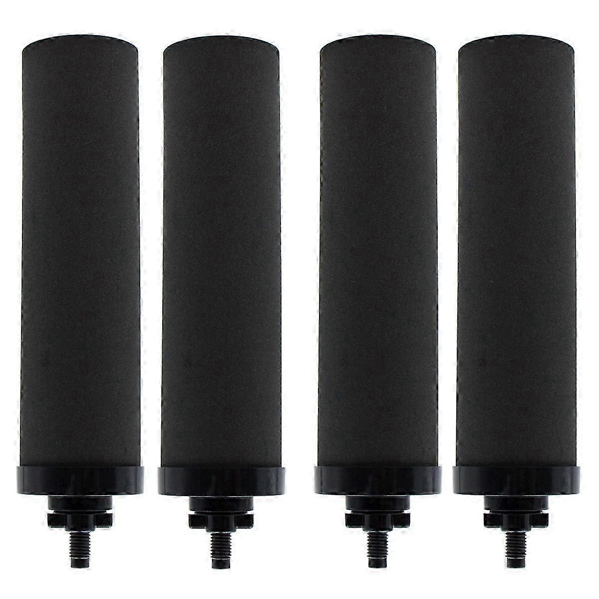 4PCS Water Filter Replacement for Black Activated Carbon Filters for Gravity-Fed Water Filter System