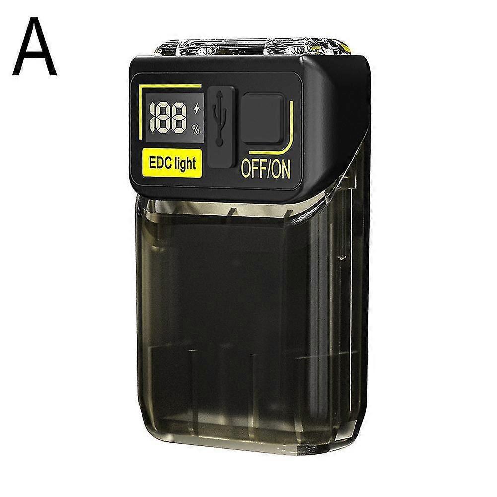 LED Flashlight EDC Flashlight Tactical Flashlight 3 in 1 Lightweight Power Bank