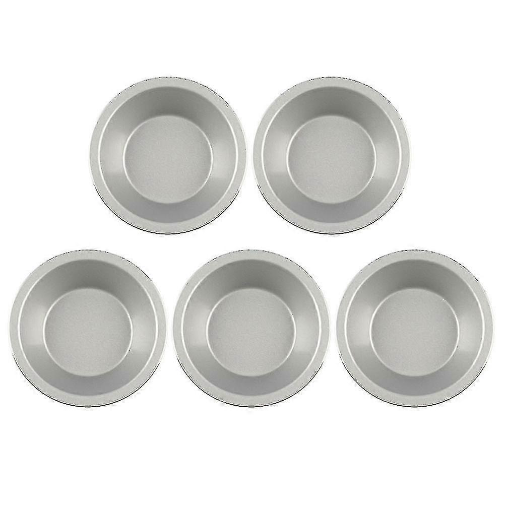 5 Pcs Small Pudding Molds Cake Baking Moulds Reusable Cupcake Making Tool Baking Supplies Pie Dish Kitchen Utensil For Home