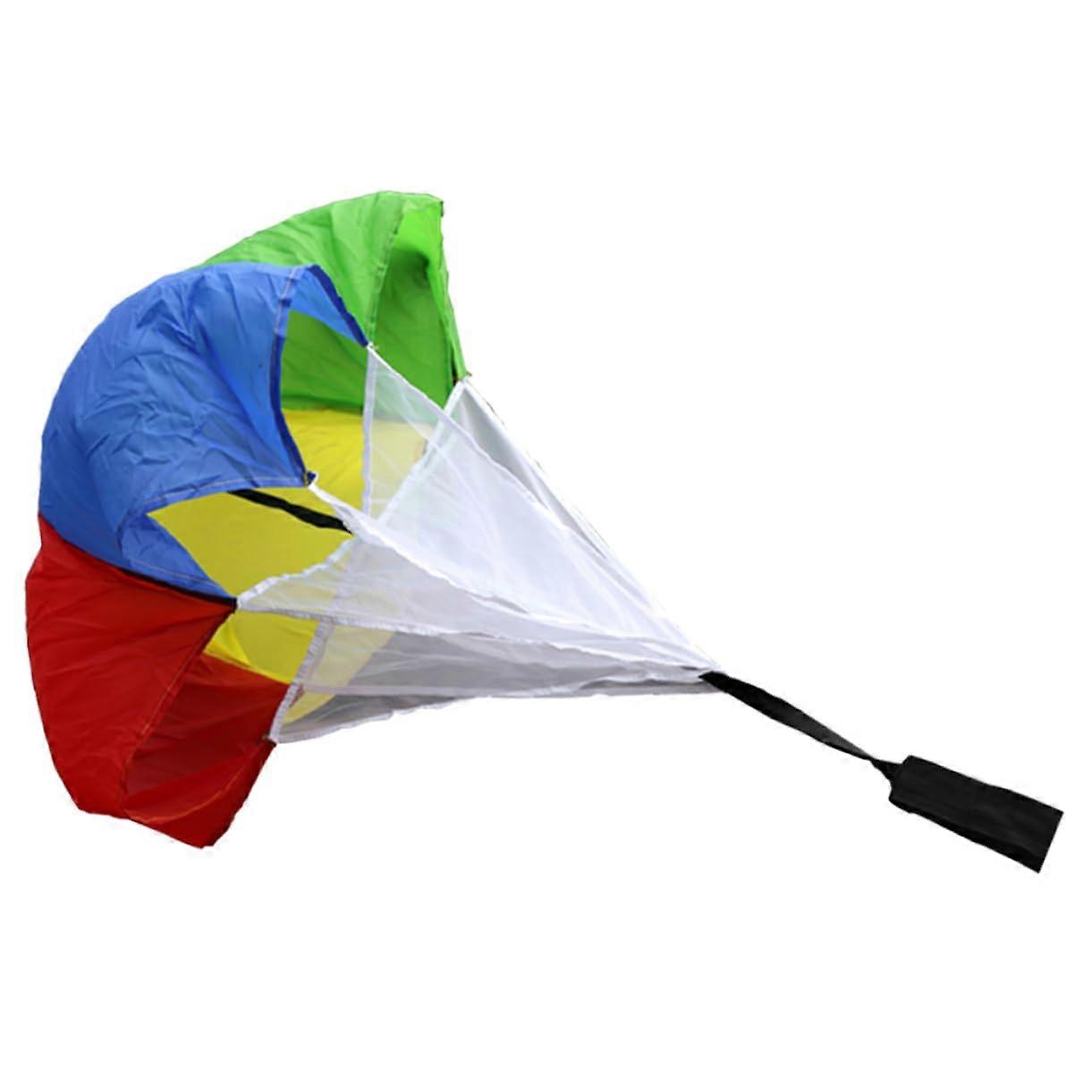 Polyester Mesh Parachute For Kids, Athletic Training Umbrella, One Size, Durable Sports Activity Aid, Assorted Colors