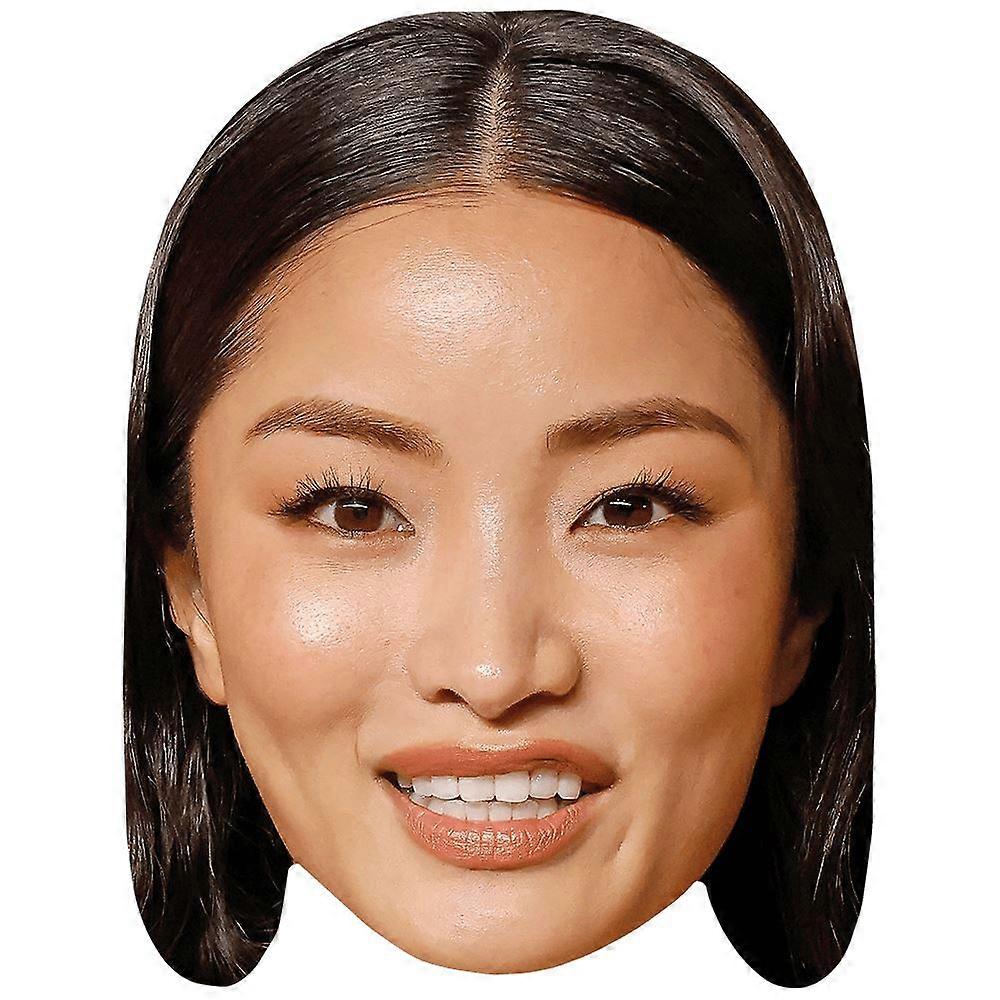 Anna Sawai (Hair Down) Celebrity Mask, Flat Card Face