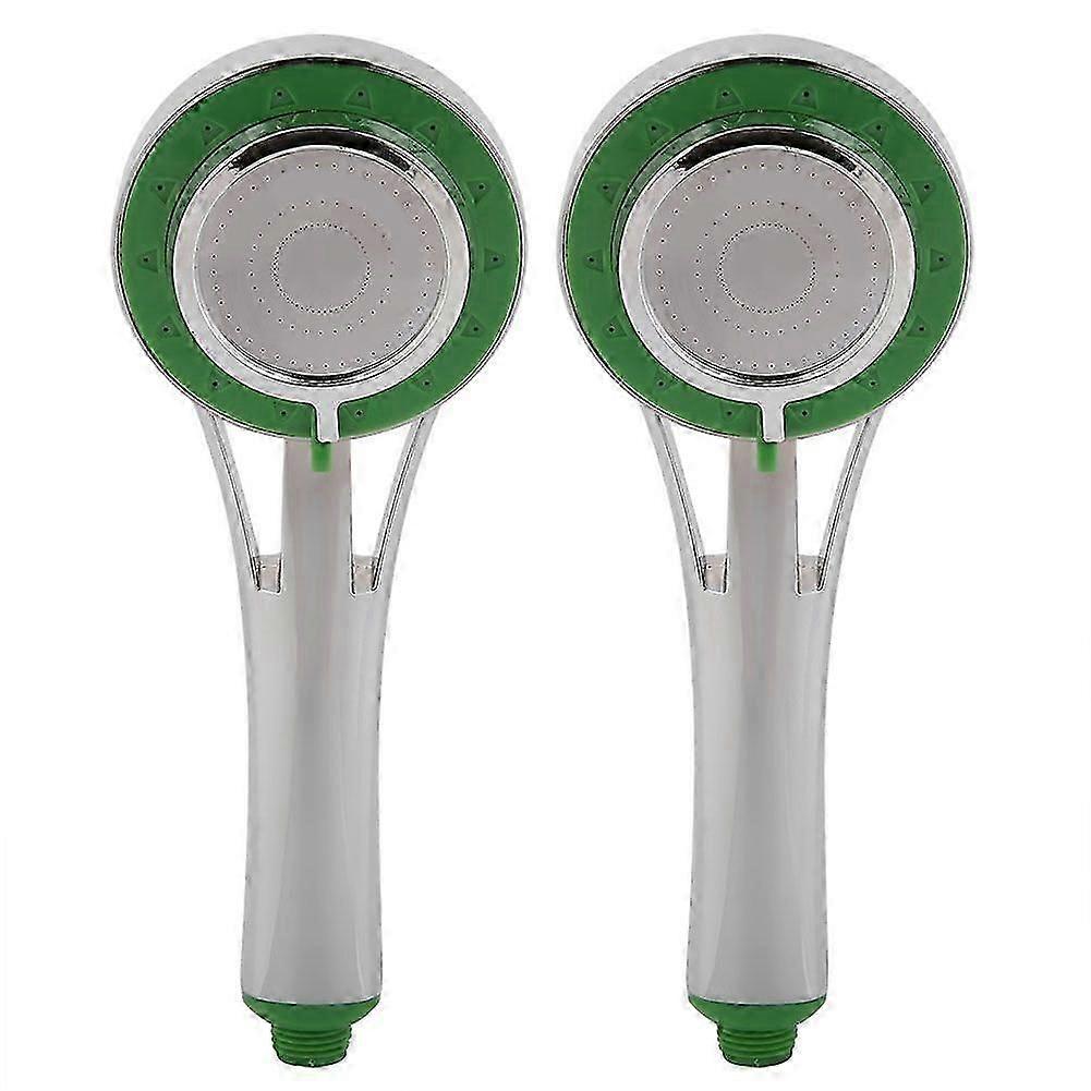 2PCS Handheld Shower Head Adjustable Bathroom Water-Saving Sprayer